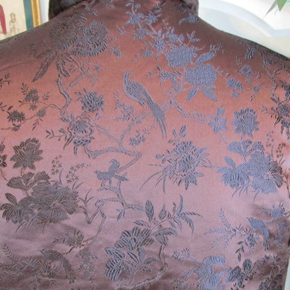 Faux Fur/ Brocade Reversible Vest - Picture 6 of 9